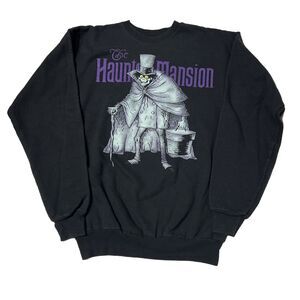 Disney Parks The Haunted Mansion Sweatshirt Men’s S A Ghost Will Follow You Home